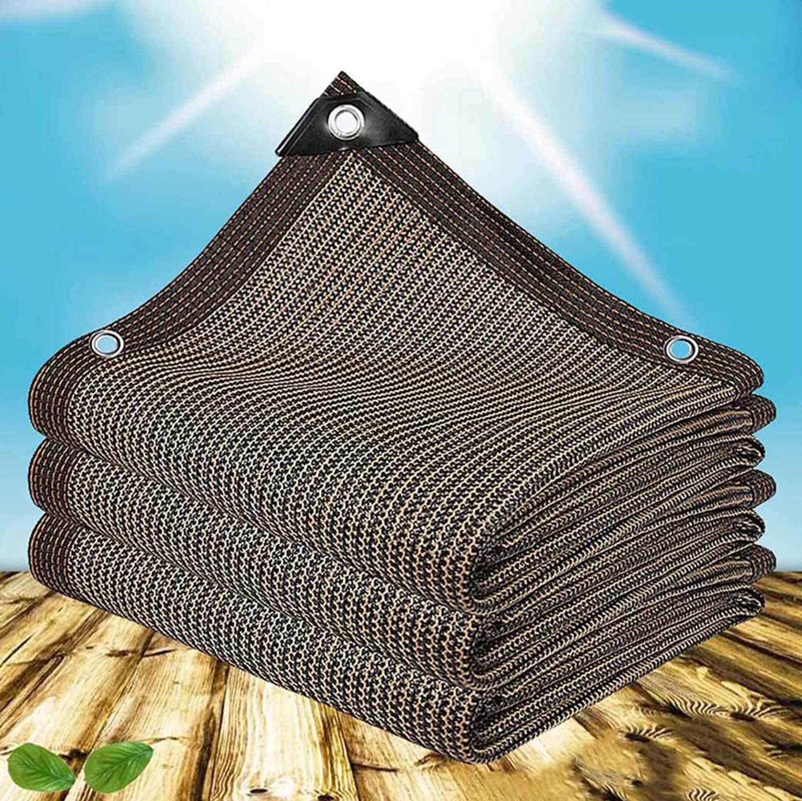 GJZQDKX HighQuality Greenhouse Shade Netting 90% UV Protection & Heat Insulation TearResistant Shade Cloth for Garden Balcony Courtyard Custom Brown 5x6m