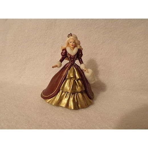 Keepsake Ornament, Holiday Barbie, Collector's Series, Handcrafted, Dated 1996, Sculpted By Patricia Andrews, Fourth in the Holiday Barbie Ornament Series.
