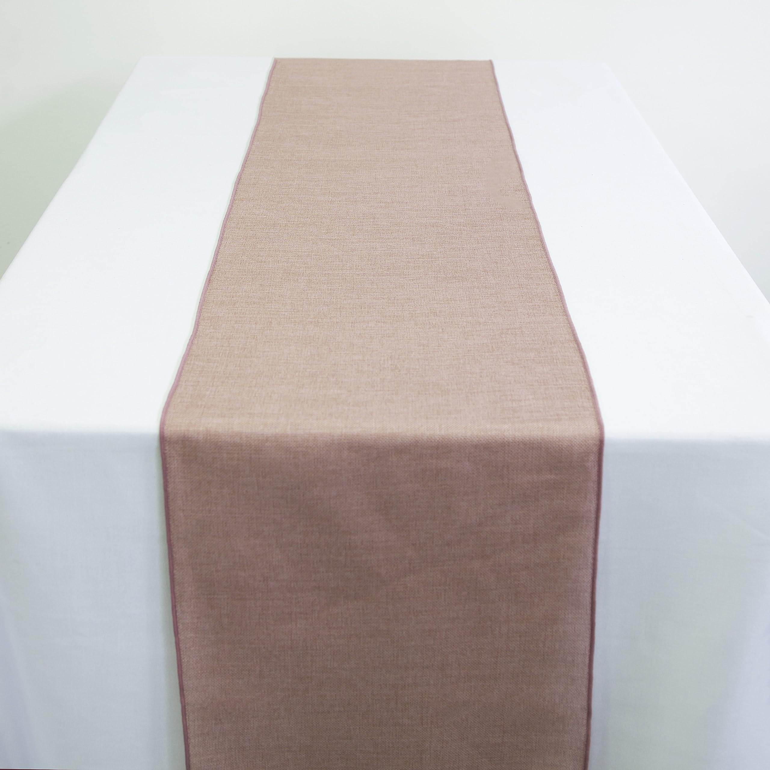Decor Essentials 15 Colours Available Decor Trader Linen Burlap Sashes And Matching Table Runners 15 Colours Wedding Chairs Events (Table Runner - Burlwood)