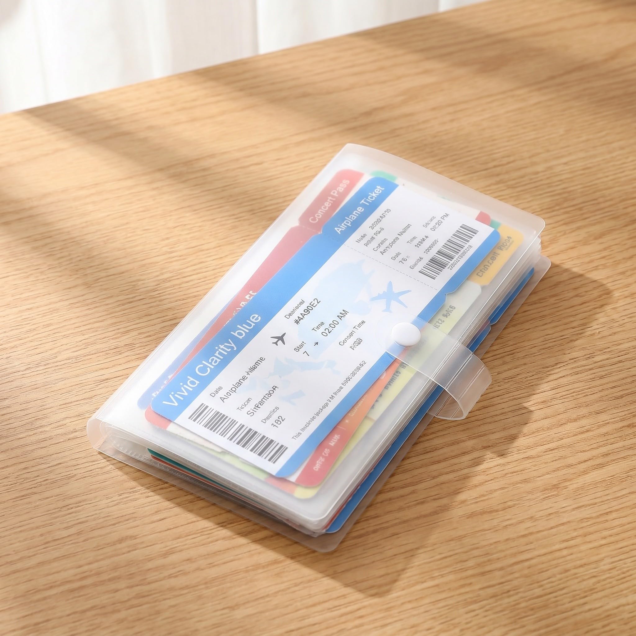 OUNONA 4 álbumes de tarjetas de 40 ranuras, libro para coleccionar entradas de cine de 8,9 x 4,7 pulgadas, álbum de fotos con cubierta de plástico transparente, organizador de almacenamiento de