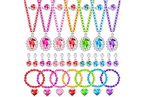 Play Necklaces for Little Girls, Princess Jewelry Set