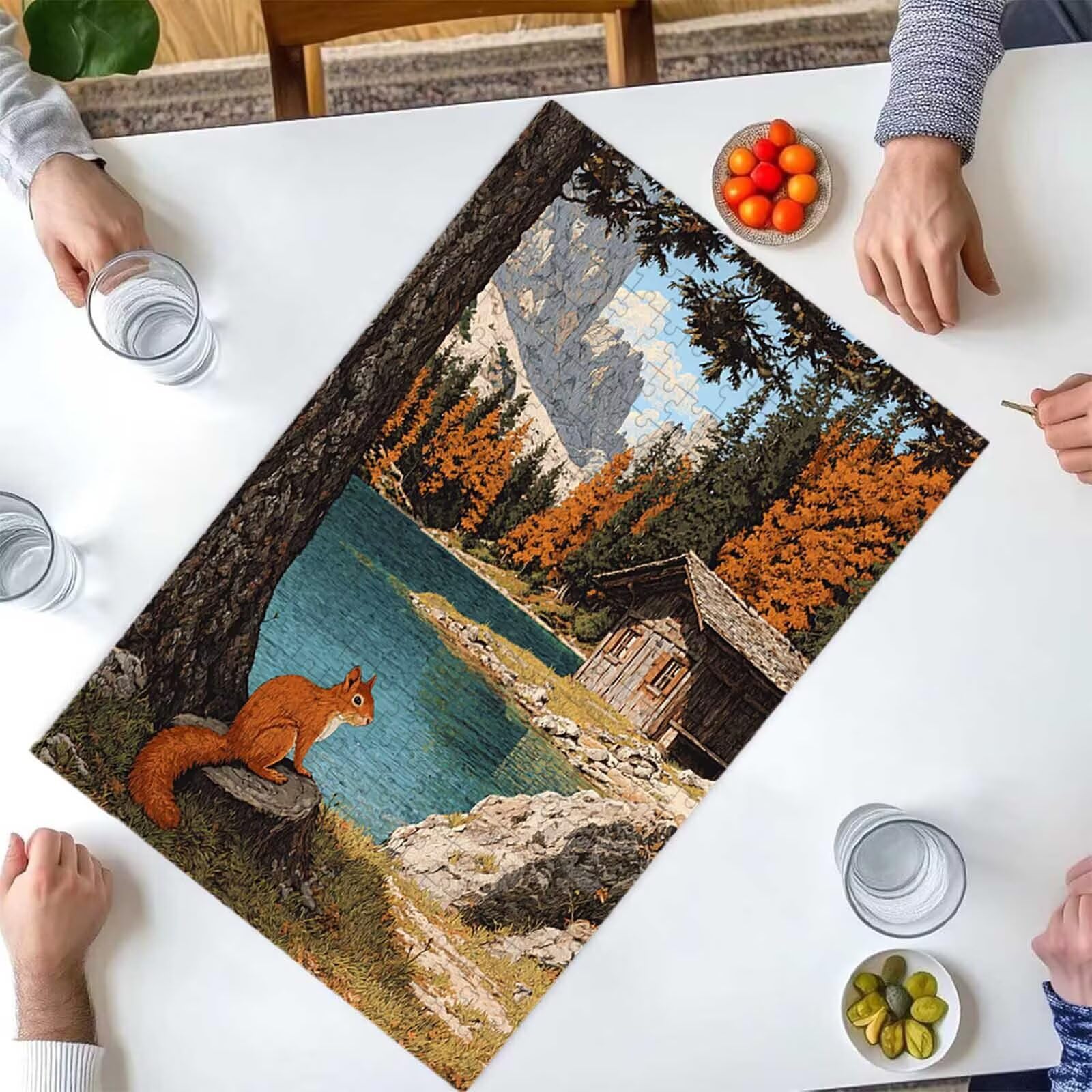 Puzzle dla dorosłych 5000 sztuk | Zabawa rodzinna i zajęcia grupowe dla nastolatków i prezent urodzinowy dla dzieci w wieku 14 lat | Dekoracja domu i pomysł na prezent Relax156x105cm PjY11753 5-C