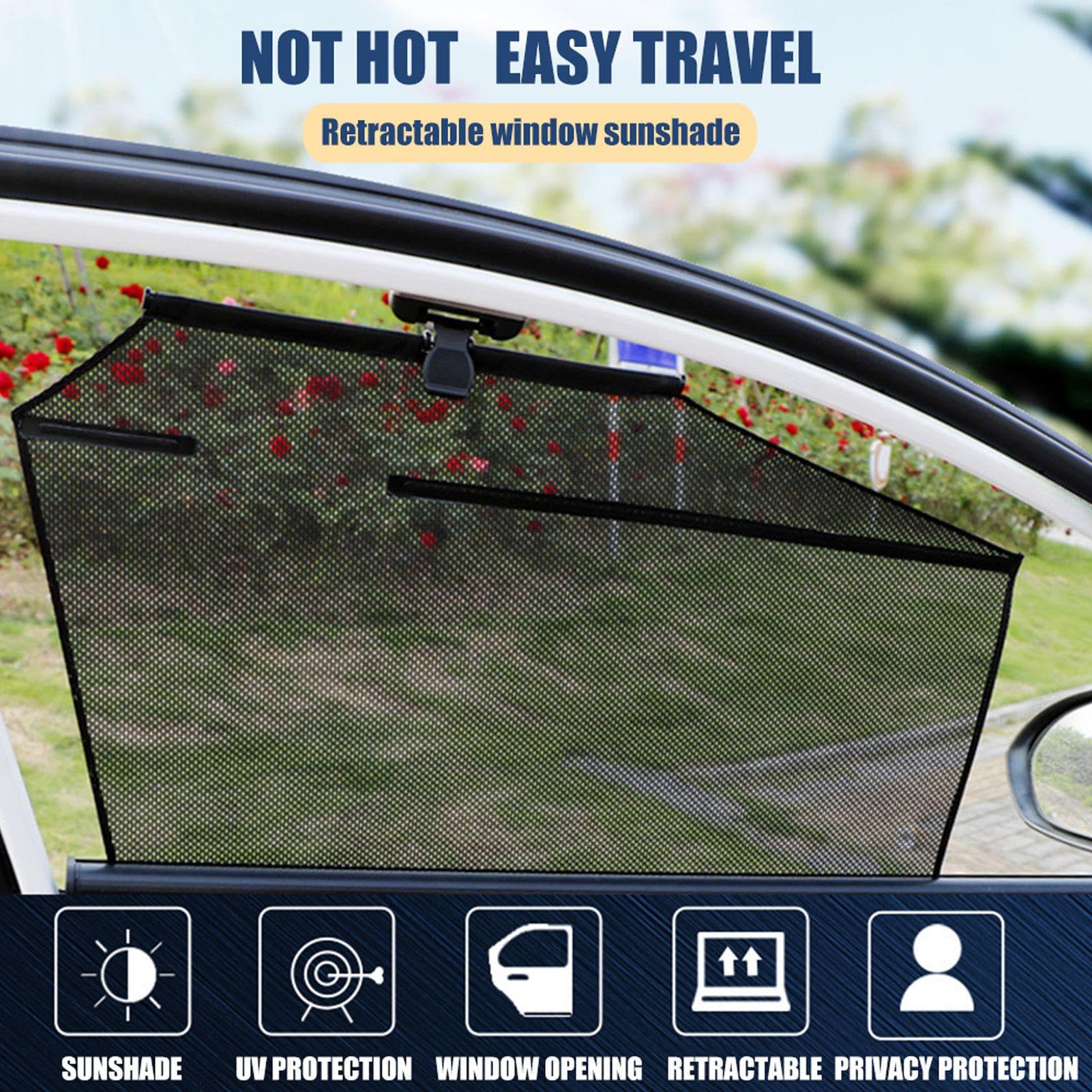 Persiana Solar para Ventana de Coche Cortinillas De Privacidad con