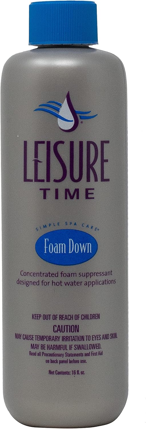 LEISURE TIME H Foam Down Spa and Hot Tub Clarifier, 16 fl oz