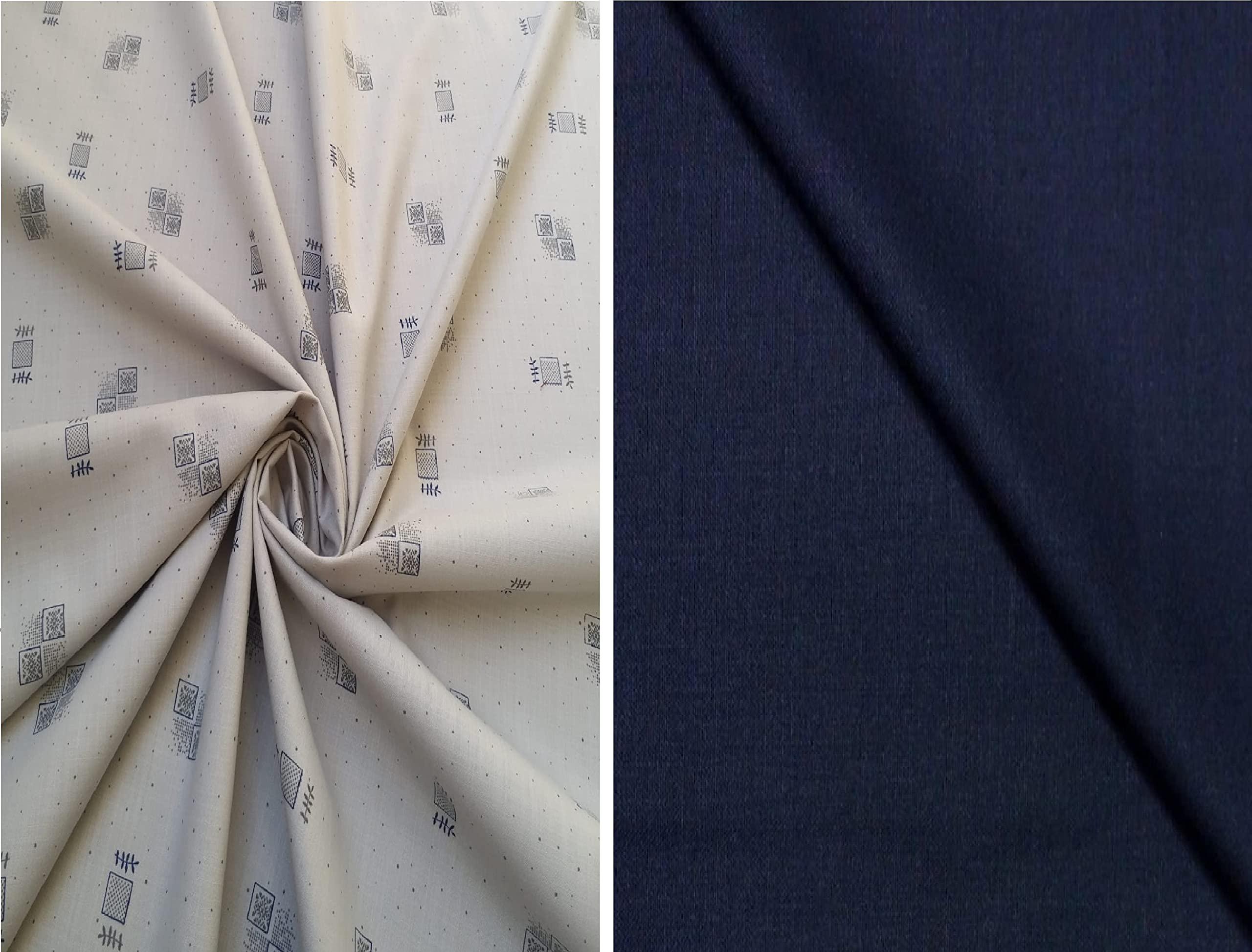 Pri & Su CottLinns Combo of Cotton Floral Shirt 500013 & Trouser 90005-picture-41
