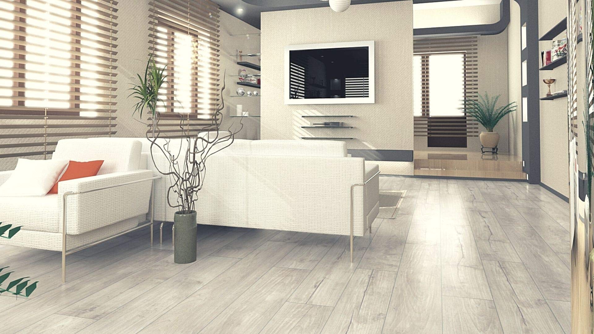 Pavimento Laminato Noce Con Isolamento Acustico - Colore 14 LHD, 2.39 Mq/Confezione - Foto 3