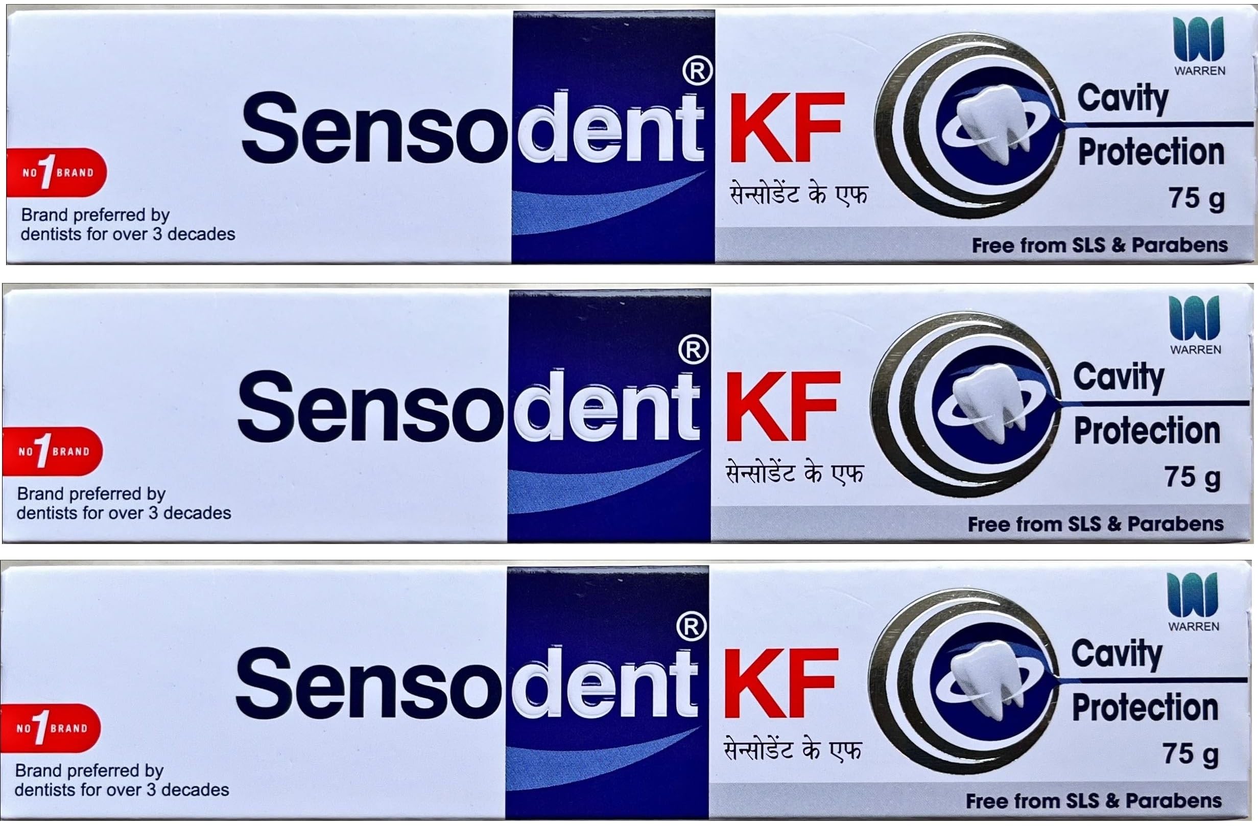 See full amazon price history chart for SENSODENT KF Toothpaste for Cavity Protection 75 g (Pack of 3) - Free from SLS & Parabens SENSODENT KF Toothpaste for Cavity Protection 75 g (Pack of 3) - Free from SLS & Parabens (B0D92R7FLJ) Amazon Price History, Amazon Price Tracker