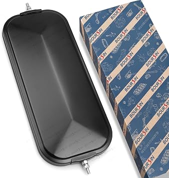 BOURSIN 7x16" Side Door Mirror Flat For ISUZU NPR NQR NRR NPR-HD NRR 1986-2007 West Coast Universal Black Metal Driver or Passenger Side