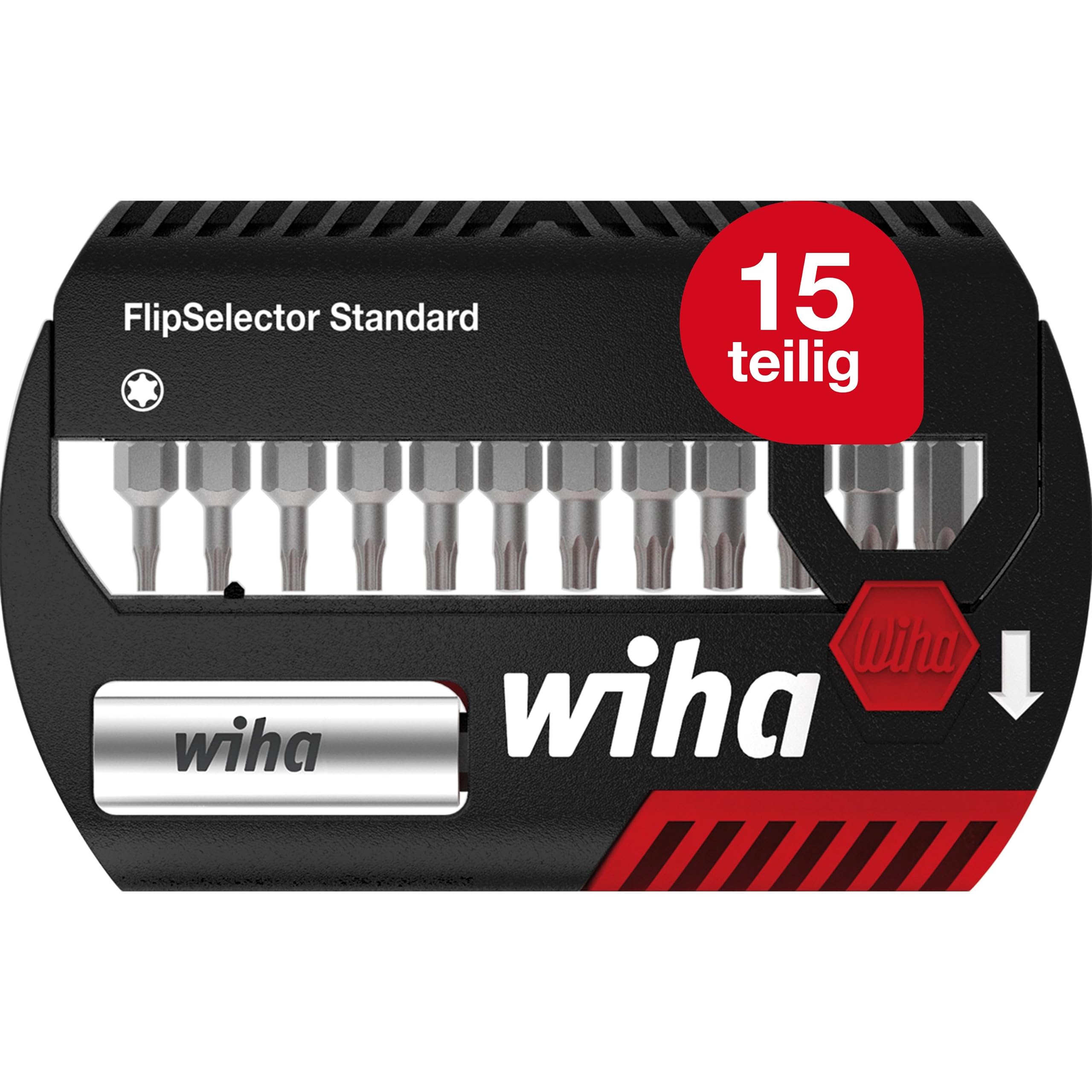 Wiha Juego de bits FlipSelector TORX de 25 mm soluciona tornillos barridos en obra