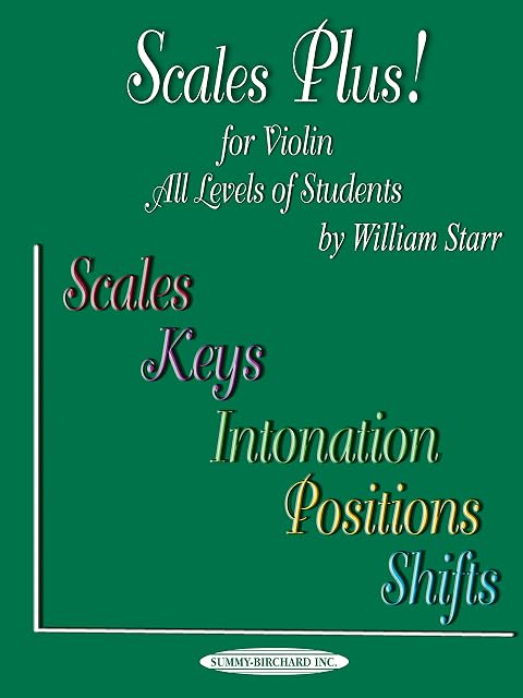 Portada de Scales Plus!: For Violin All Levels Of Students: Scales Keys Intonatio