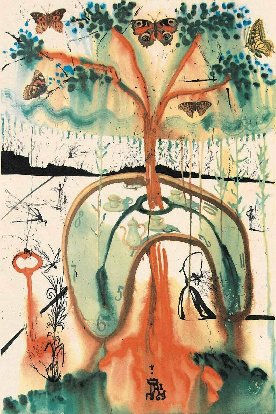 ダリ　大衆文化 DALÍ & MASS CULTURE Gradiva Finds the Anthropomorphic Ruins • Dali • Canvas Print