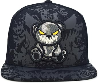 Hustle Bear New Leader TL Snapback Bear Hustle King Crown Adjustable Cap Hat