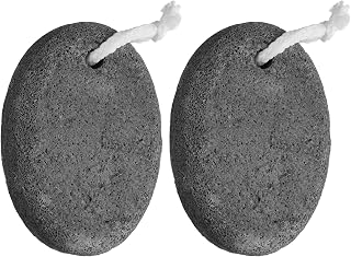 sourcing map 2 piezas de piedra pómez de pies para eliminar la piel dura, limpiador de piedra pómez para piel dura, herramienta de pedicura, color negro