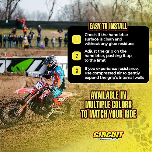 Miniatura 6 de Motorcycle Handlebar Grips - High-Performance Hand Grips Jupiter for Current Models of Motorcycle Handlebars - Handlebar Grips with Stainless Steel