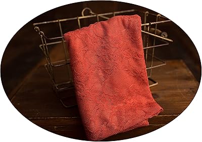 Stretch Lace Wrap, Newborn Baby Layer Photography Prop (Rust Red)