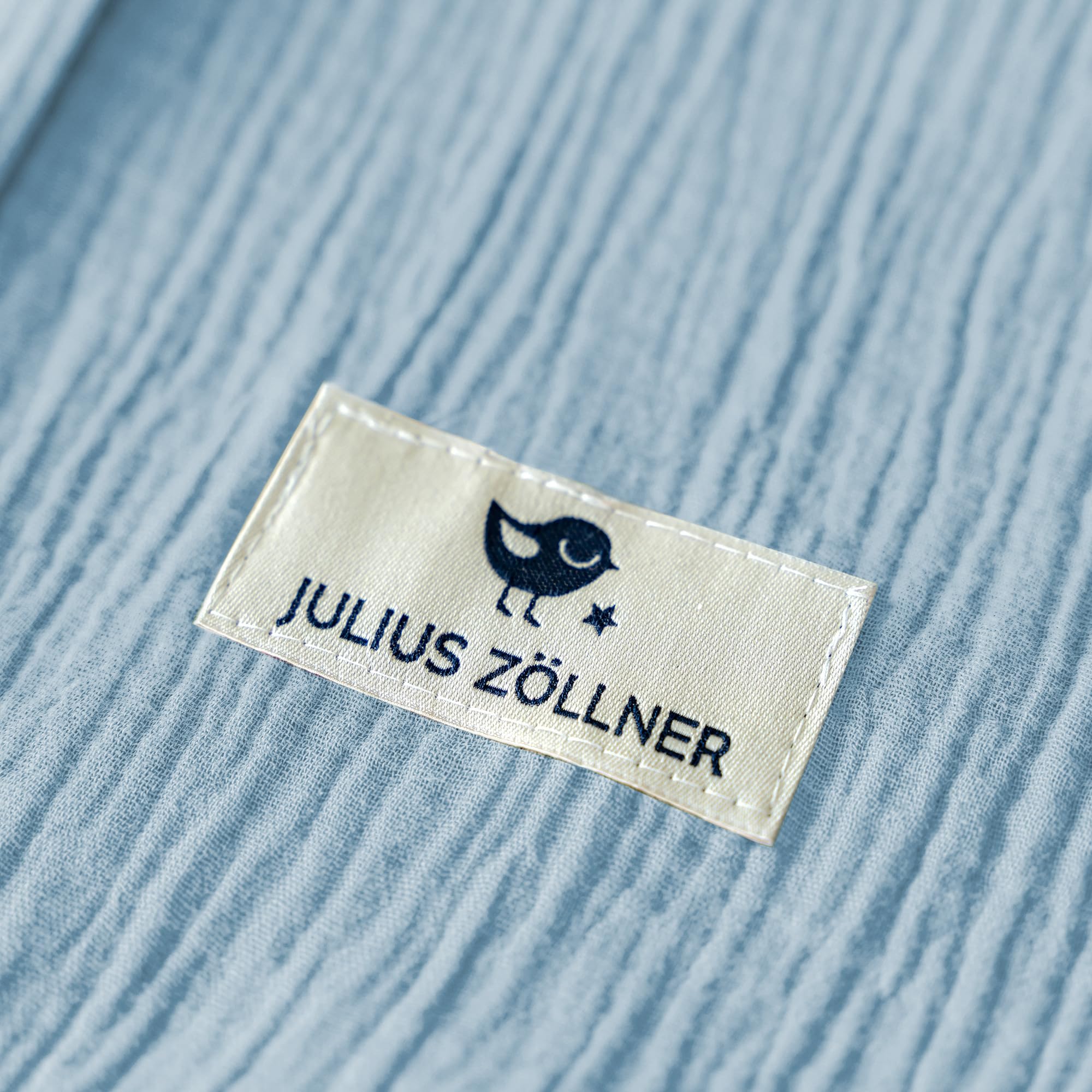 Julius Zllner Musselin Sommerschlafsack denim, Gre 60 | aus weicher  Musselin Baumwolle, sicher und schadstoffgepft, ideal fr warme  Sommernchte : Amazon.de: Baby