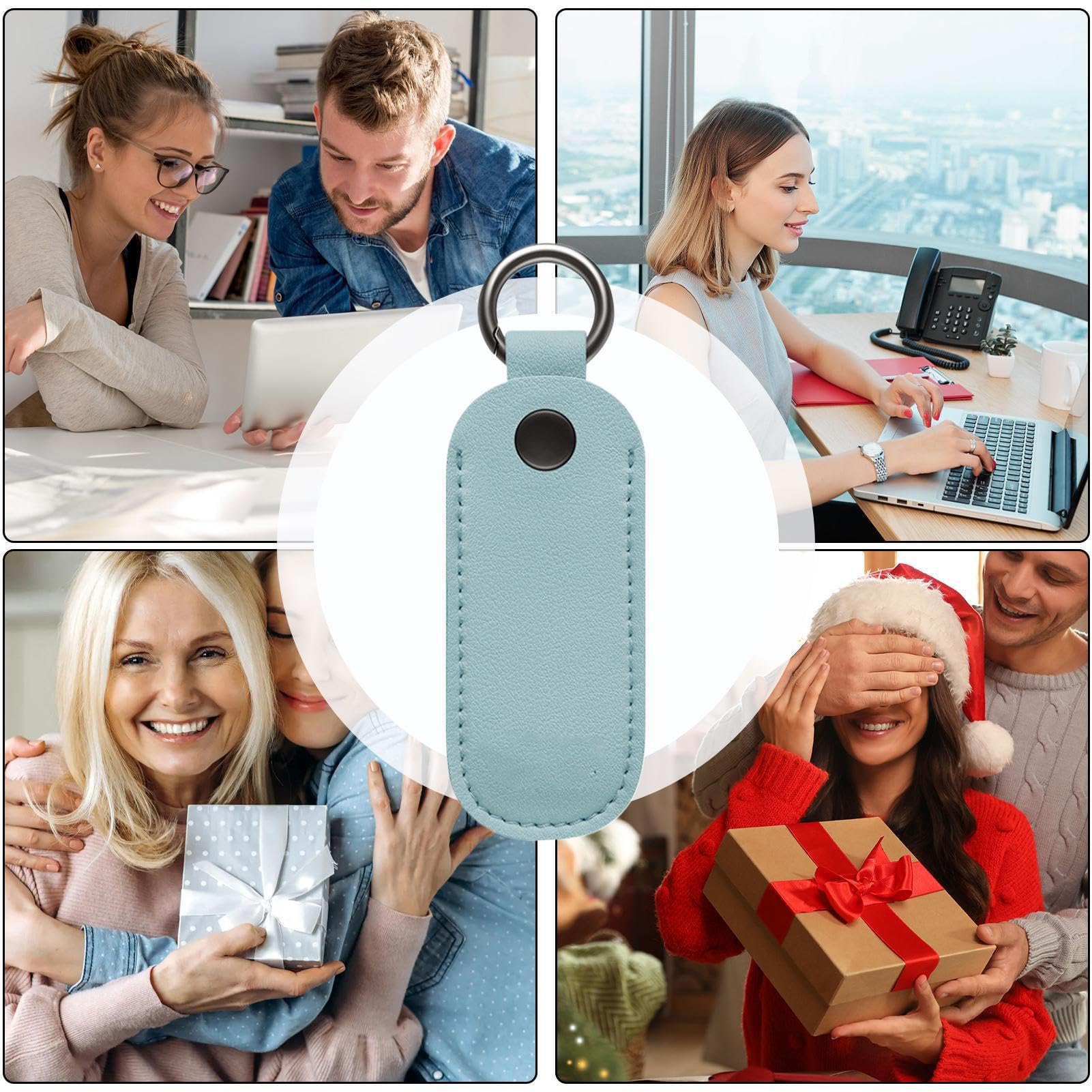 Custodia per unità flash USB,custodia per unità flash con portachiavi | Custodia protettiva per portachiavi con chiavetta USB,Custodia per unità USB per studenti, insegnanti e lavoratori, piccola p