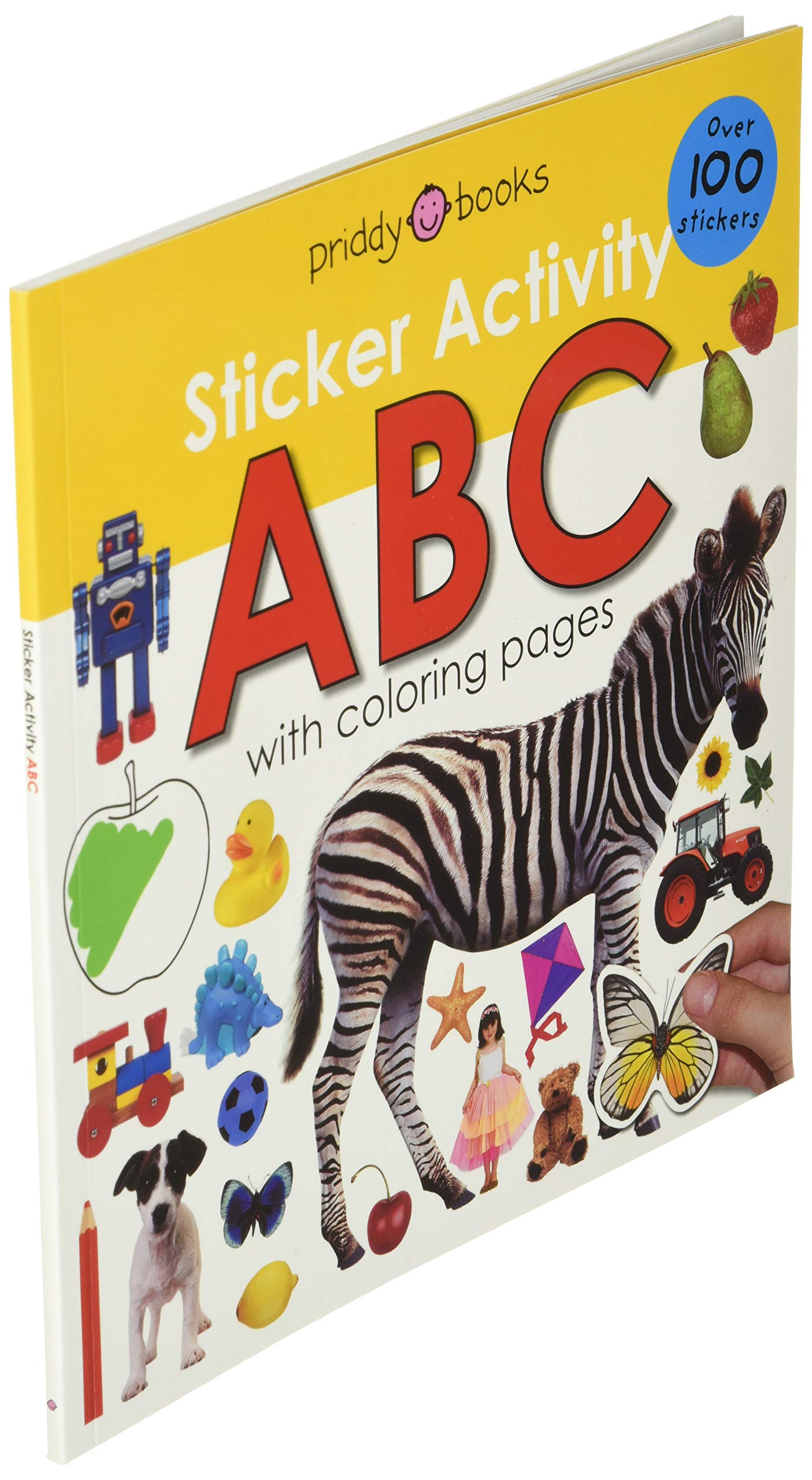 Sticker Activity Abc Over 100 Stickers With Coloring Pages