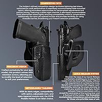 Vista 8 de OWB - Pala negra de desmontaje rápido - Funda KYDEX - Cintura exterior - Retención Posi-Click - 100% fabricada en EE. UU