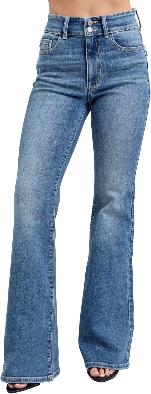 Judy Blue High Waist Flare Jeans with Tint 82630