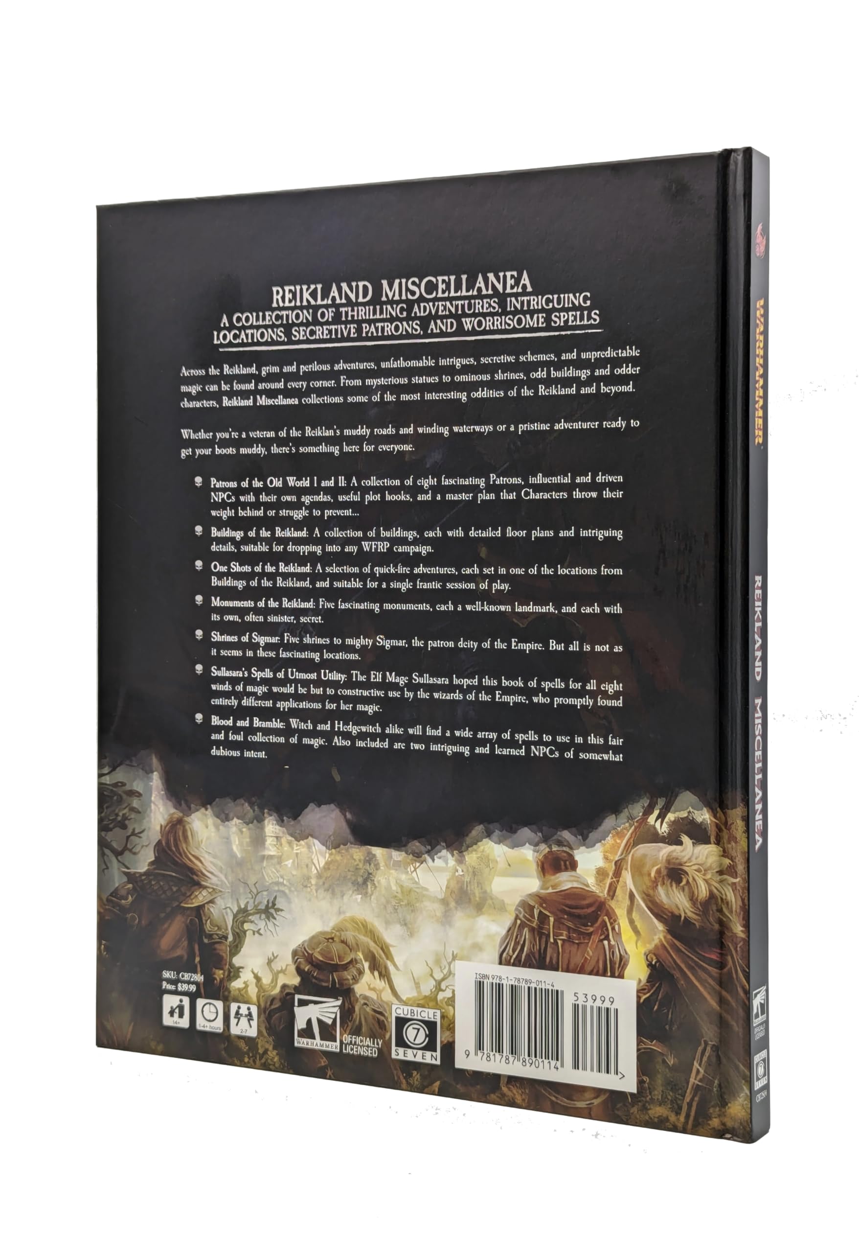 Cubicle 7 Warhammer Fantasy Roleplay : Reikland Miscellanea – Fantasy Strategy Card Game Book Accessory – Pour 1 joueur et plus à partir de 14 ans