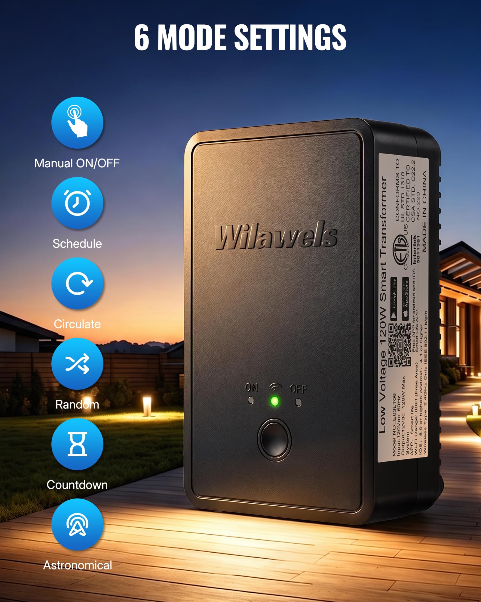 Wi-Fi Landscape Transformer - Smart Outdoor Lighting -6