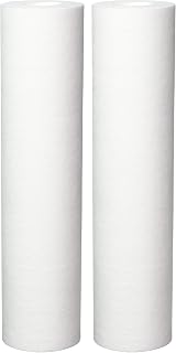 Culligan P5A Whole House Water Filter Replacement Cartridges, 5-Micron Sediment Filter Pack of 2, 8,000 Gallons - Reduces Rust, Scale, Dirt & Sand