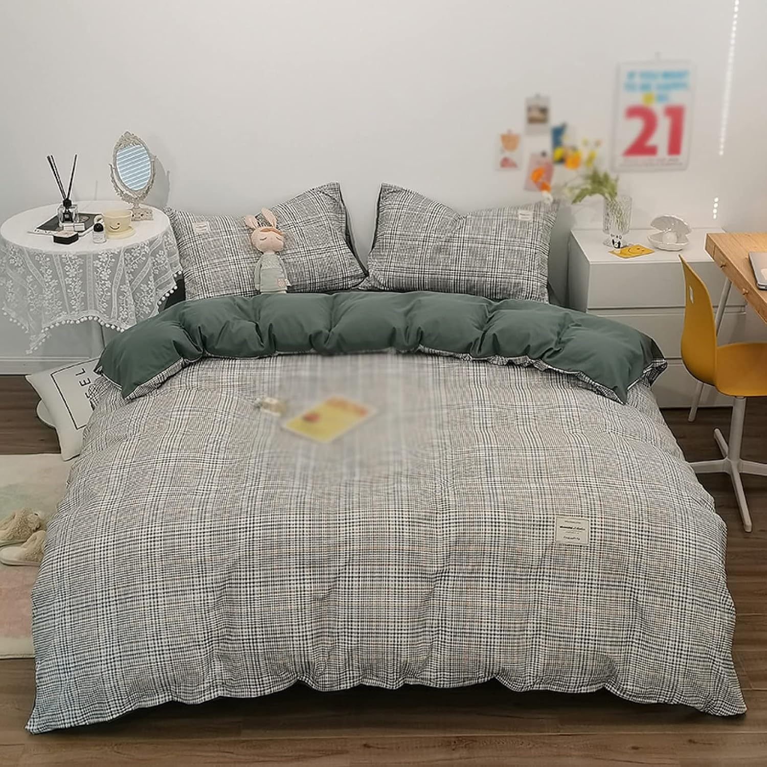 Bedding Cover with Full Zipper Full Zipper Style M Duvet Cover (Style M30 220x240)