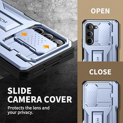 Miniatura 3 de TONGATE Funda para Galaxy Z Fold 5, con nuevo soporte para S Pen y protector de pantalla y soporte, funda de protección de bisagra resistente de