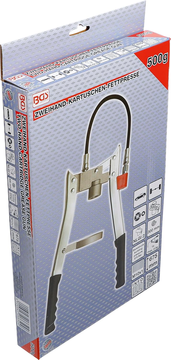 BGS 6650 | Two-Hand Cartridge Grease Gun | 500 g