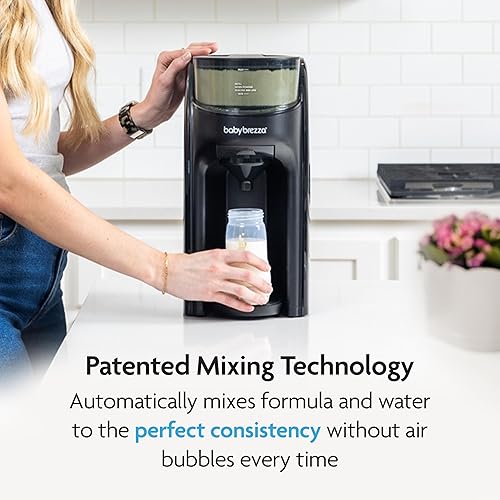 Baby Brezza Formula Pro Advanced Formula Dispenser Machine - Automatically Mix a Warm Formula Bottle Instantly - Easily Make Bottle with Automatic Powder Blending, Black - 7