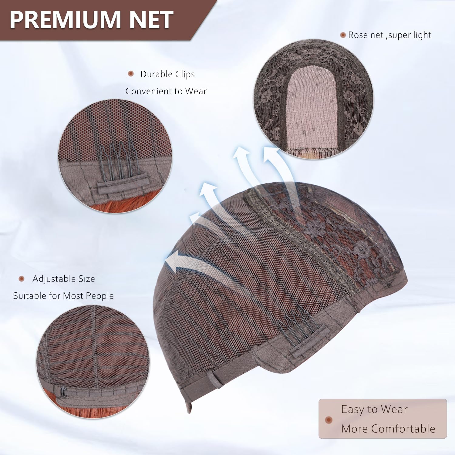 Auburn Wig for Women Long Wavy Auburn Wig Middle Part 26 Inch Wigs Heat Resistant Synthetic Wig for Daily Use - Image 7