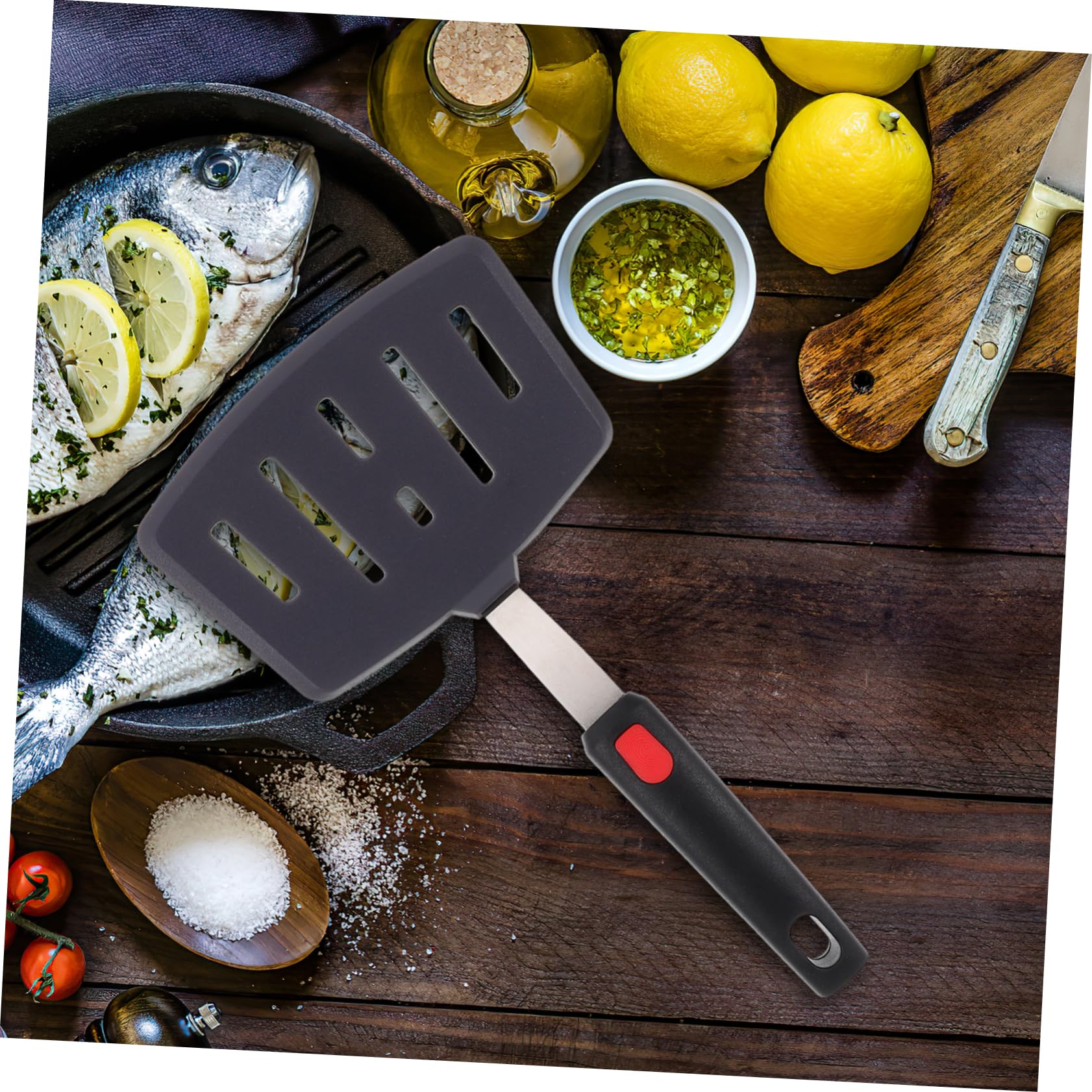 Lot de 3 Spatules Cuisine en Silicone Résistantes à Chaleur
