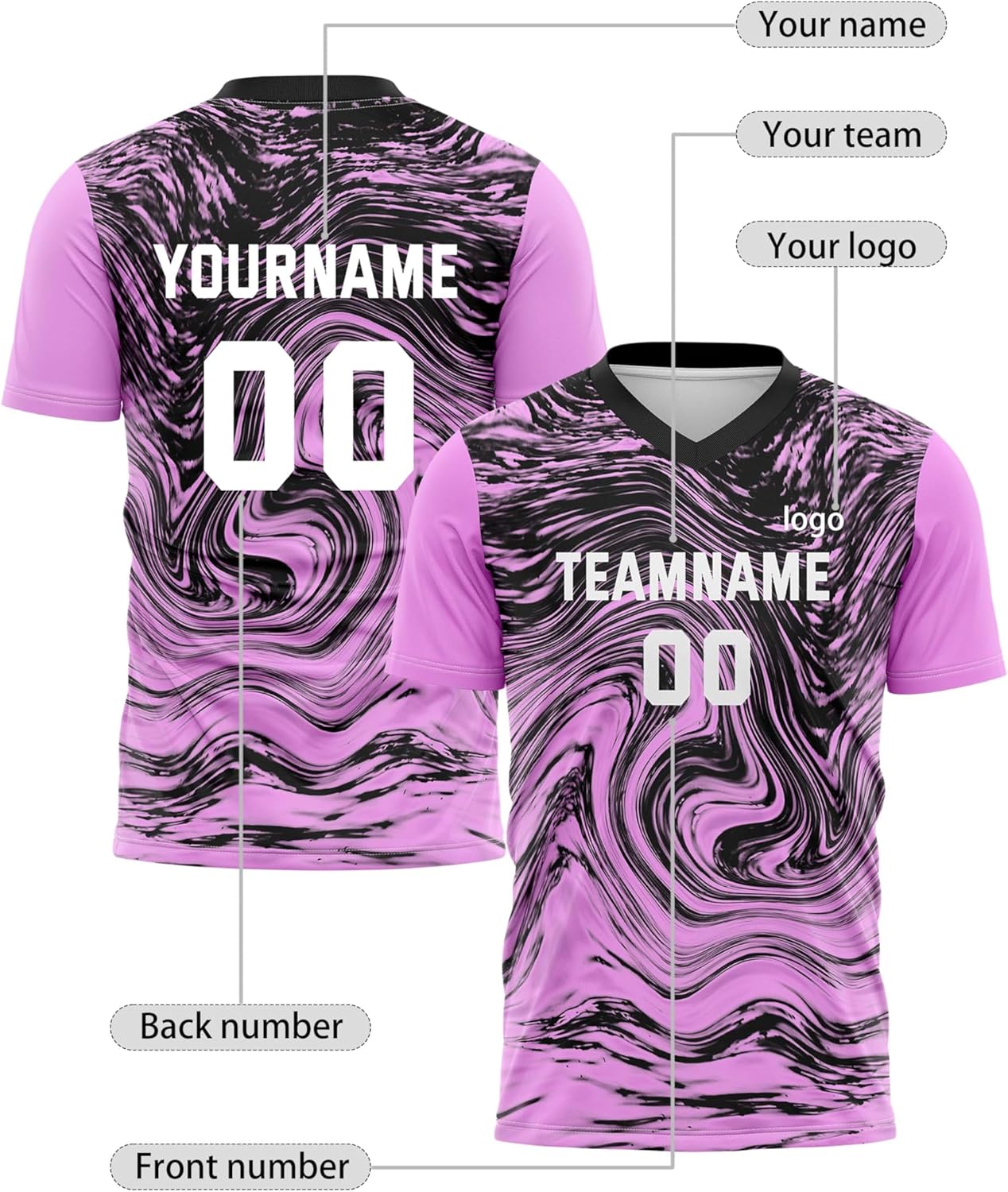 Custom Soccer Jersey for Men Women Kids Adults Personalized Shirt with Name Number Logo - Image 3