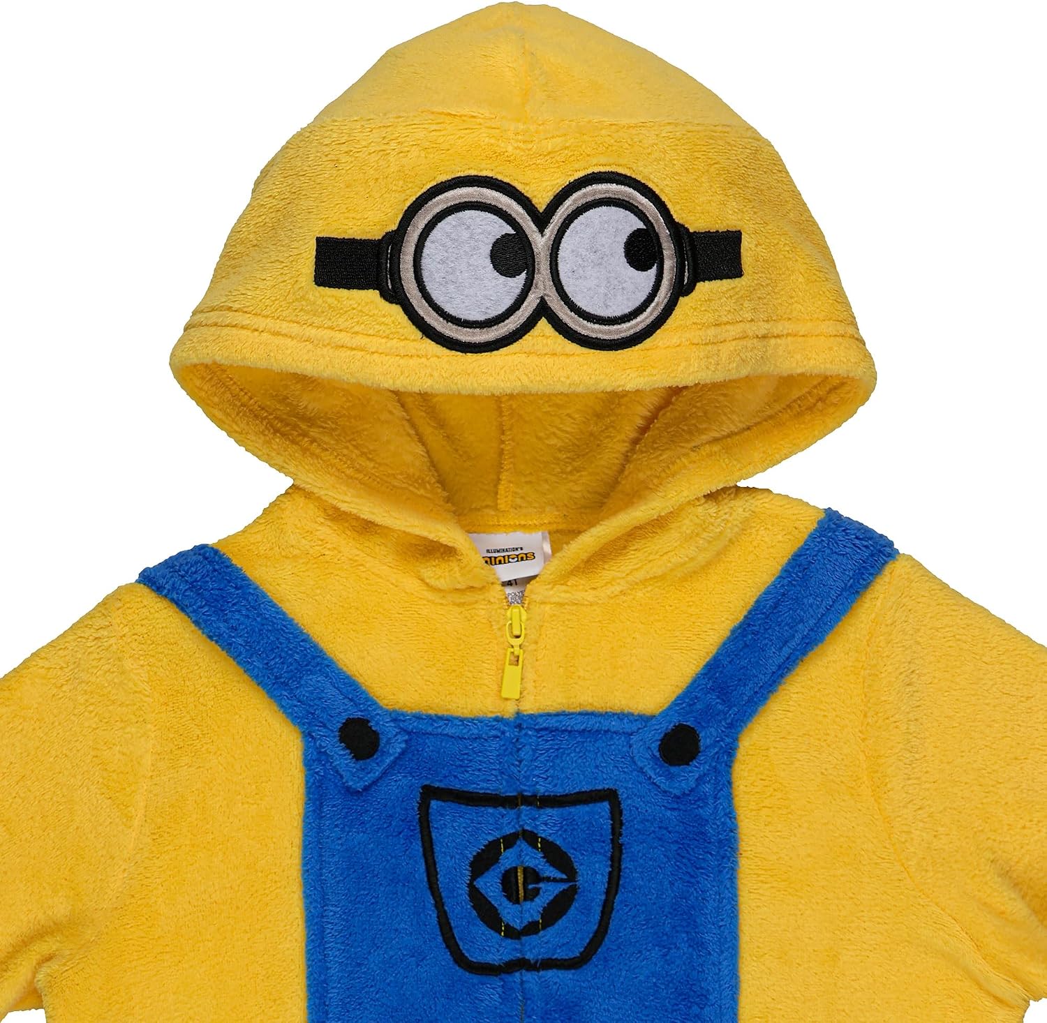 INTIMO Minions Union Suit Toddler Kids Kigurumi Hooded Pajamas