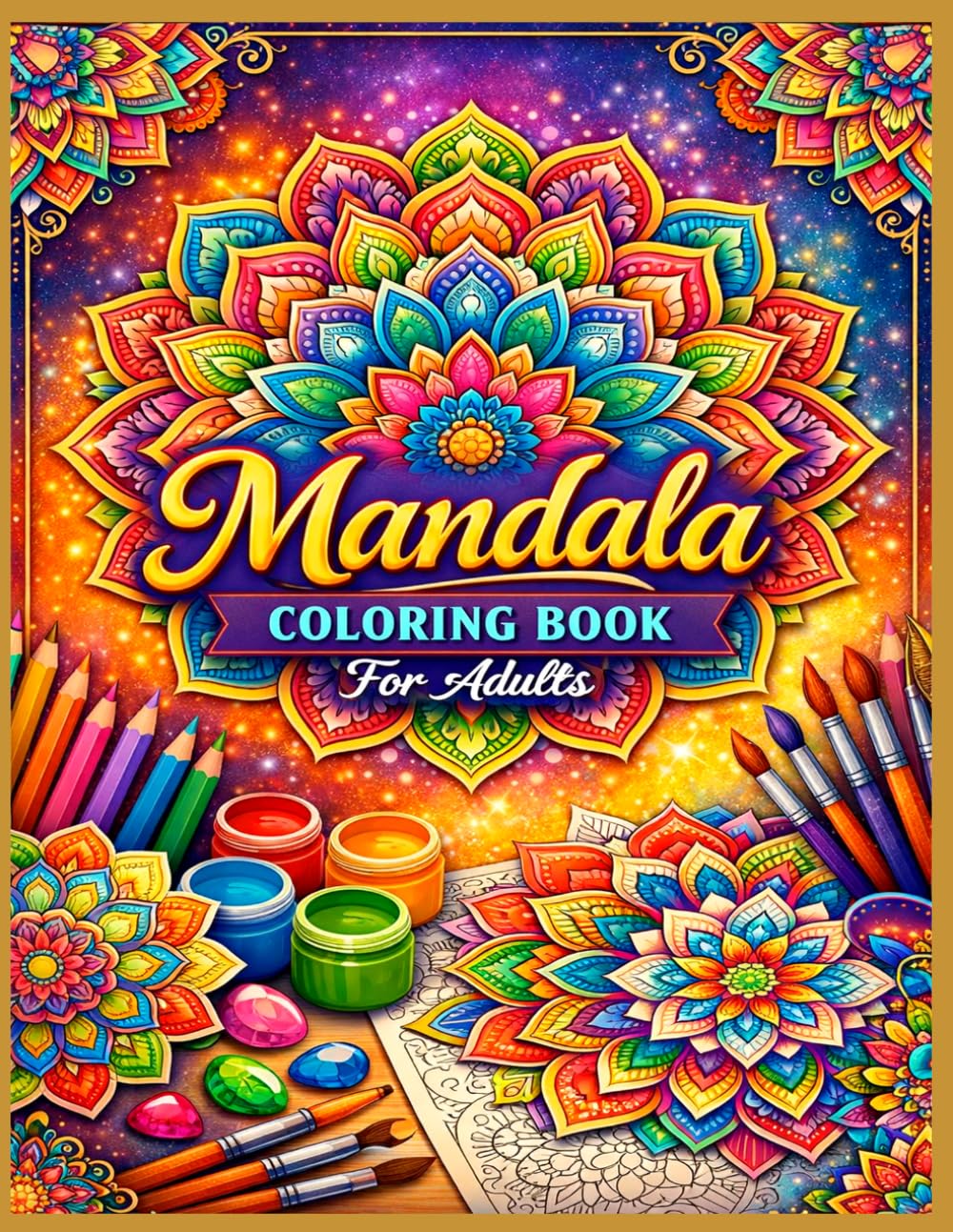 MANDALA: COLOURING BOOK FOR ADULT