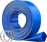Vista 11 de Manguera de Descarga VEVOR, 3" x 105', Manguera de PVC Plana, Manguera de Retrolavado y Drenaje Resistente con Abrazaderas, Resistente a