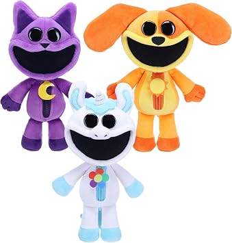 Poppy Playtime - Smiling Critters Collectible Plush 3-Pack 8" Tall, Series 1