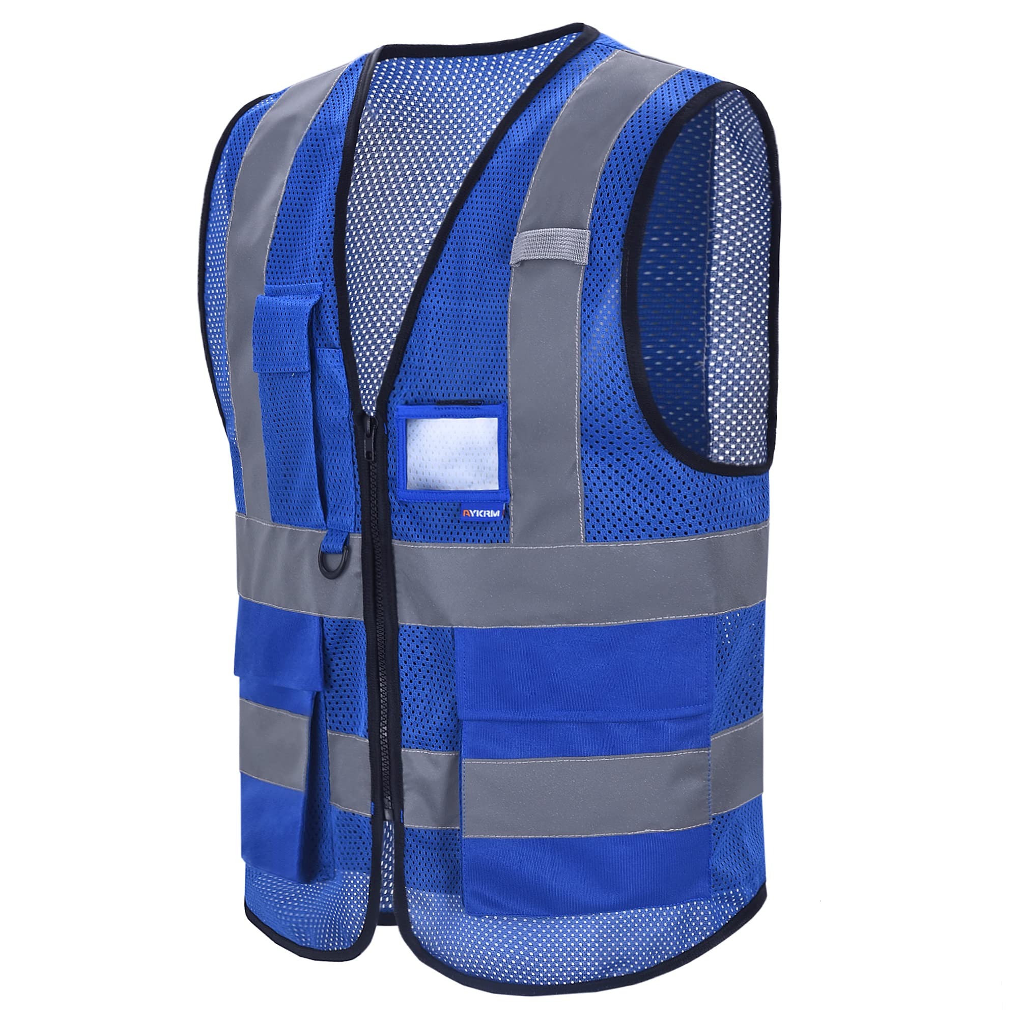 A-SAFETY Pink Safety Vests for Women,Working Safety Vest with Reflective Strips,Medium — view 34