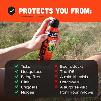 Ben's Tick & Insect Repellent Eco Spray - Bug Spray with 30٪ DEET for Mosquitoes، Ticks & More - حتى 7 ساعات من الحماية - خالية من العطور - 6 أونصات (2 عبوة)