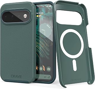 Crave Dual Guard for Google Pixel 11 Pro Case with Pixelsnap - Forest Green | Designed for the Google Pixel 11 Pro (6.3 inch) with Pixelsnap Compatibility and a Textured Grip