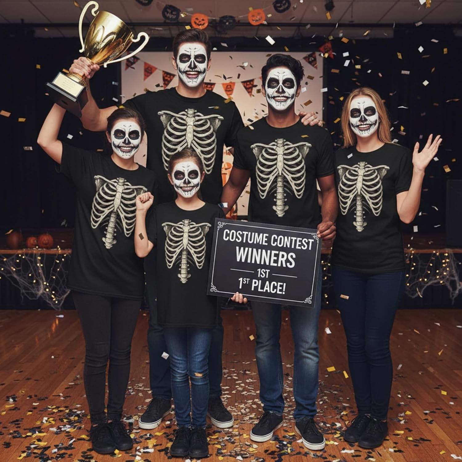 DIRTYRAGZ ホリデー コスチューム Tシャツ 男性用 - サンタ クリスマス エルフ シャツ ユニ 大人用