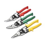Crescent Wiss 3 Piece MetalMaster Compound Action Aviation Snip Set - M123R