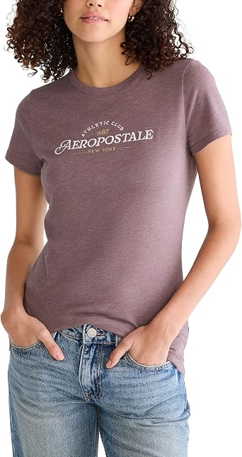 AEROPOSTALE Womens Aero Script Graphic Tee