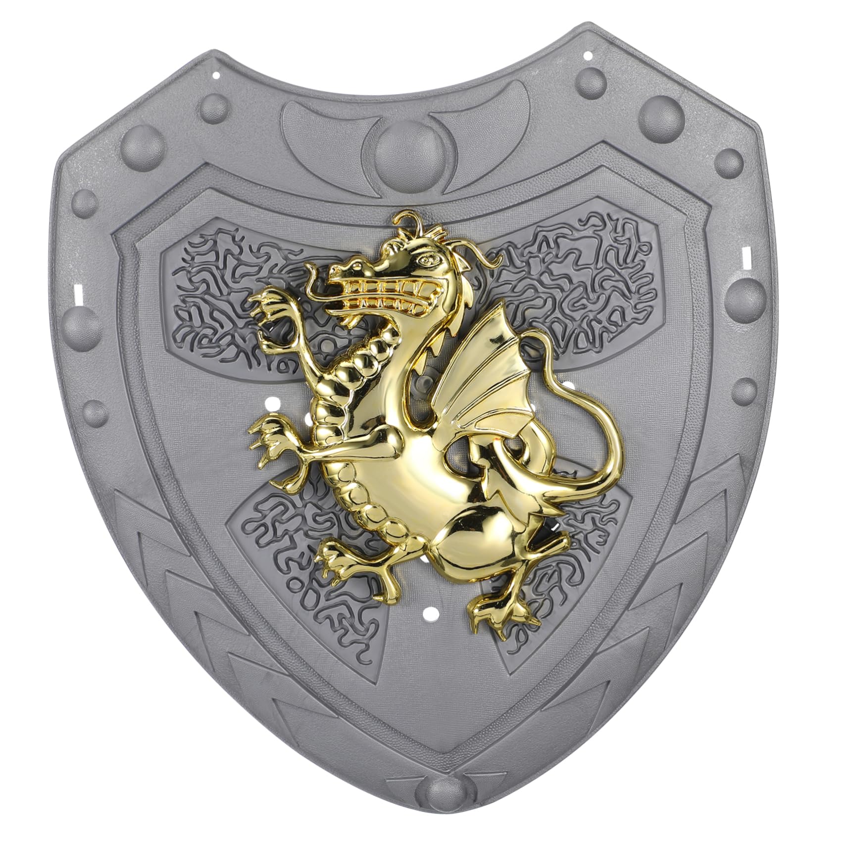 Homoyoyo Cosplay Prop Shield for Dragon Design Knight Accessory for Costume Parties Carnival and Stage Performances Durable Material Fantasy Prop