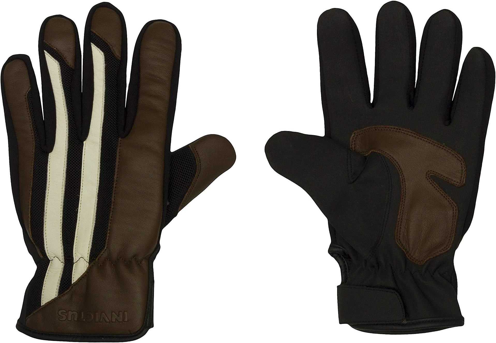 Vintage Leather Brown Motorcycle Gloves, Special Cafe Racer, Perfect for BMW, Harley, Custom... 2XL brown