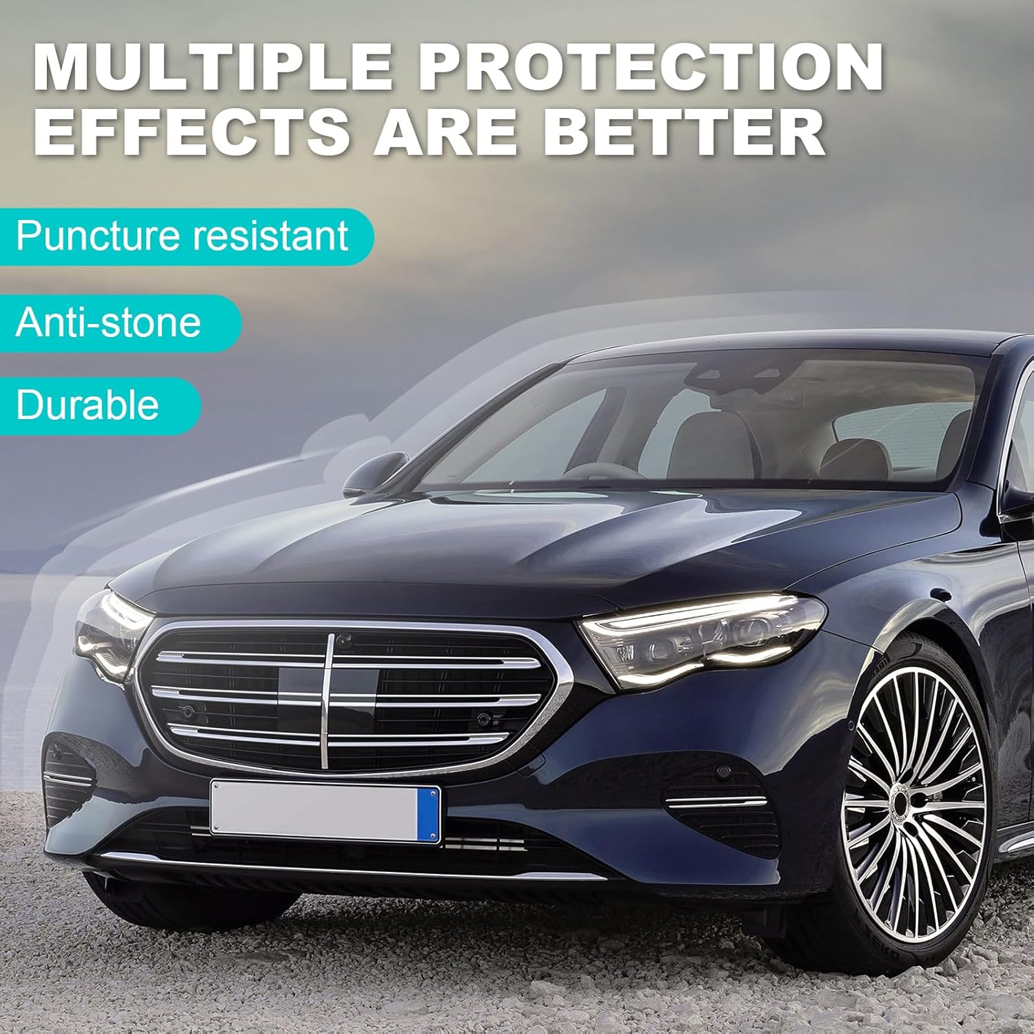 Precut Paint Protective Film for 2024-UP Mercedes-Benz E-Class W214 8.5 Mil TPU PPF Clear Car HD Scratch Exterior Accessories (Full Body)