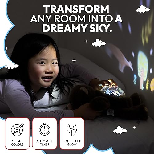Miniatura 2 de Sound Sleepers Bear - Luz nocturna de animales de peluche y proyector de luz nocturna para bebé con música relajante Proyector de luz nocturna de