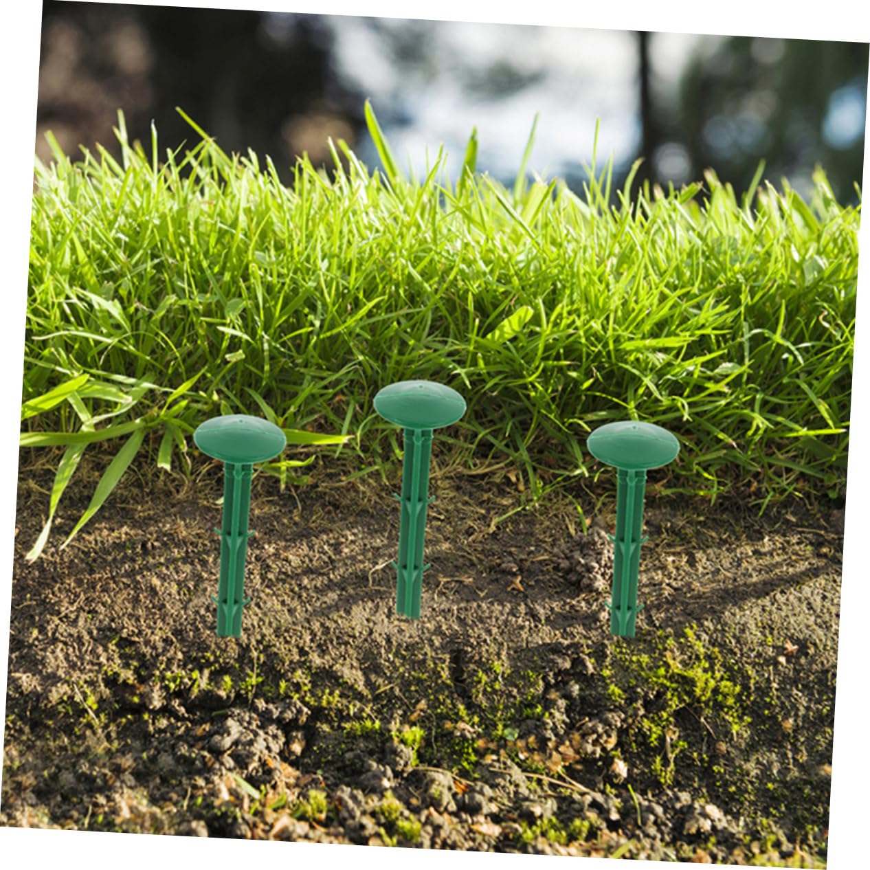 Piquets de Sol en Plastique 150 Pièces pour Toile de Jardin