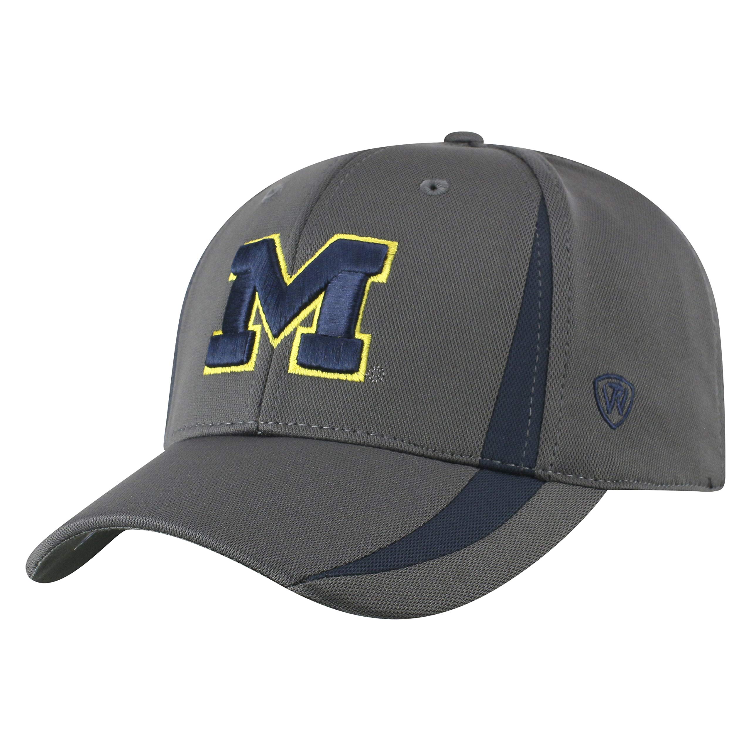 Top of the World Men's Performance Fitted Charcoal Icon Hat